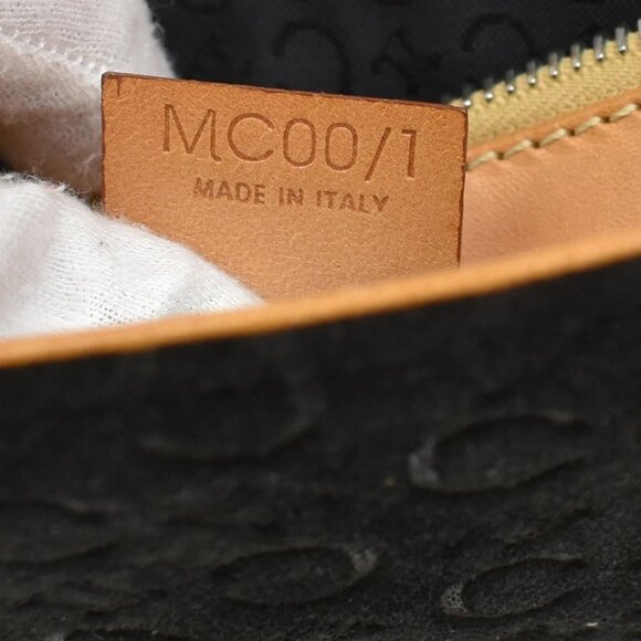 CELINE Logo C Macadam Pattern Hand Tote Bag Suede Leather Black SHW 68KB064 - Picture 14 of 16